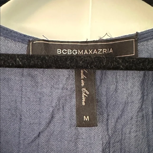 BCBGMaxAzria Blue Textured Dress - Picture 2 of 3